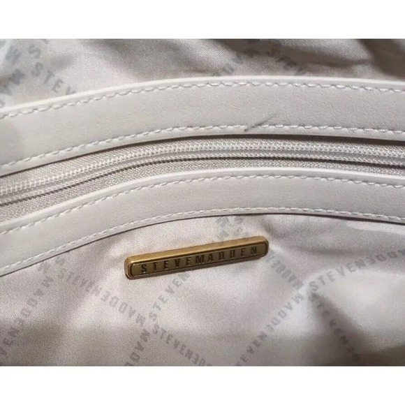 Steve Madden Timeless Taupe Shoulder Bag $98 MSRP NEW With Tags Quilted Purse - Picture 9 of 10